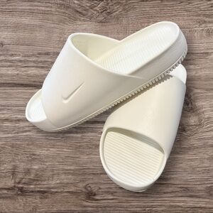 Nike Calm Slide Sandals, Sail/Off White/sz M 11, W 12